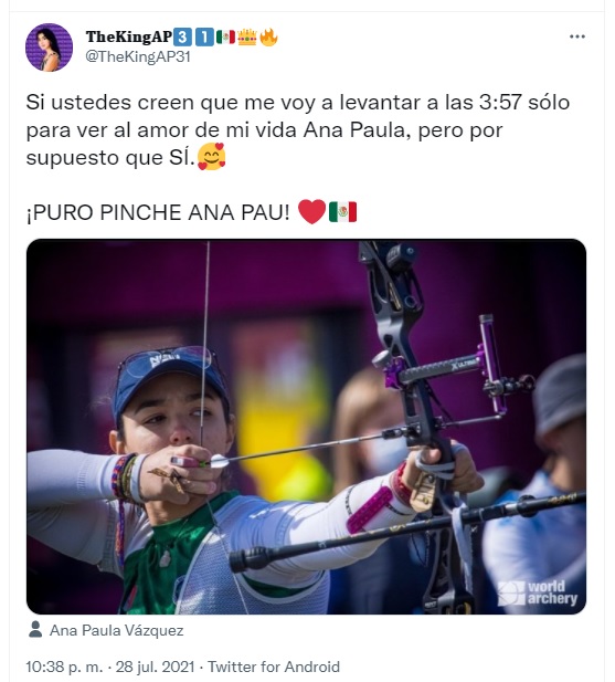 Ana Pau Vázquez tiro con arco Juegos Olímpicos