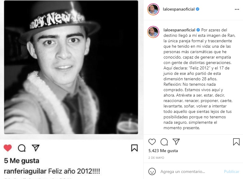 Salida del clóset del actor Lalo España