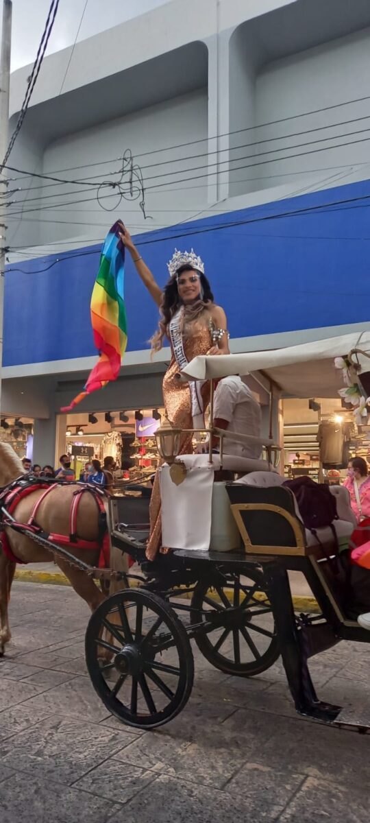 Reina de la marcha LGBT+ de Mérida