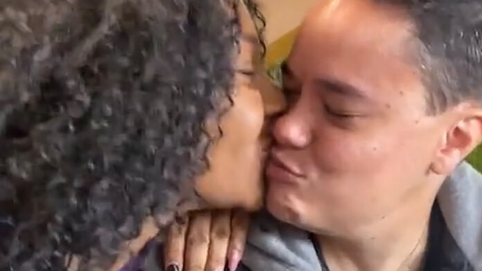 M'balia y su novio Álex