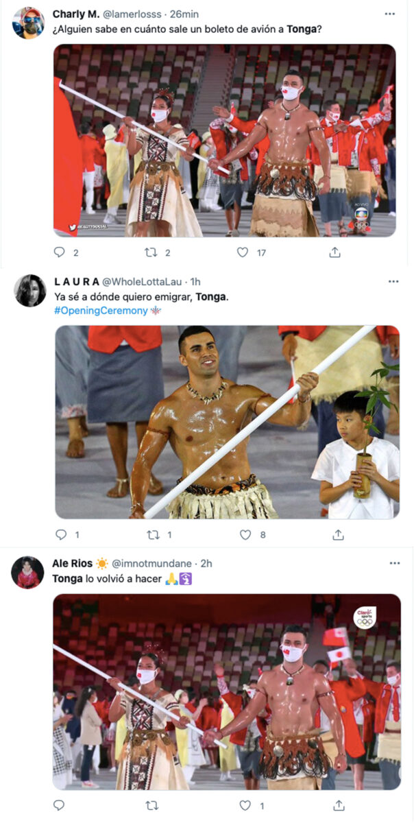 ceremonia apertura juegos olimpicos Tonga