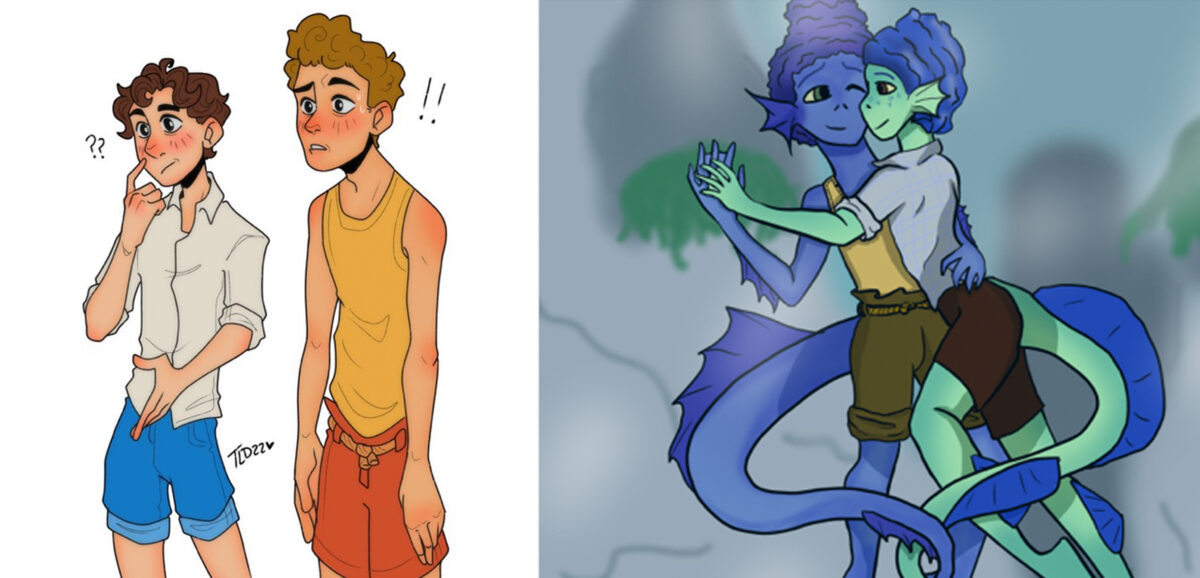 Fanart Alberto y Luca