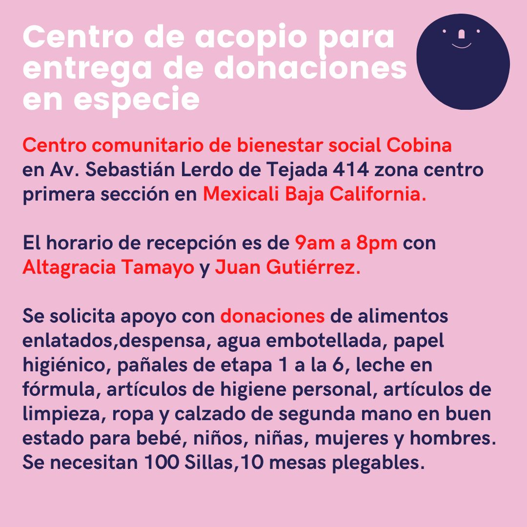 centro acopio refugio del migrante mexicali baja california