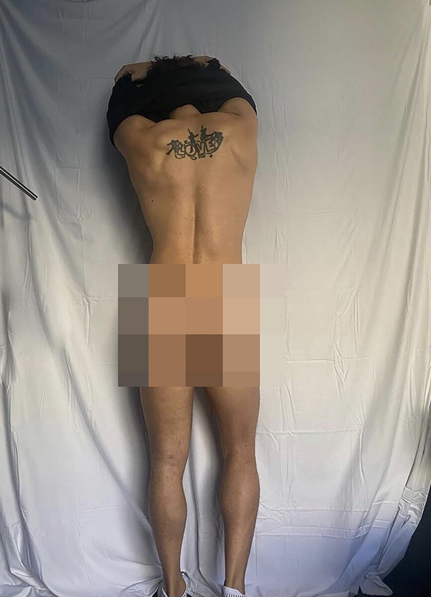 Christian Chávez desnudo