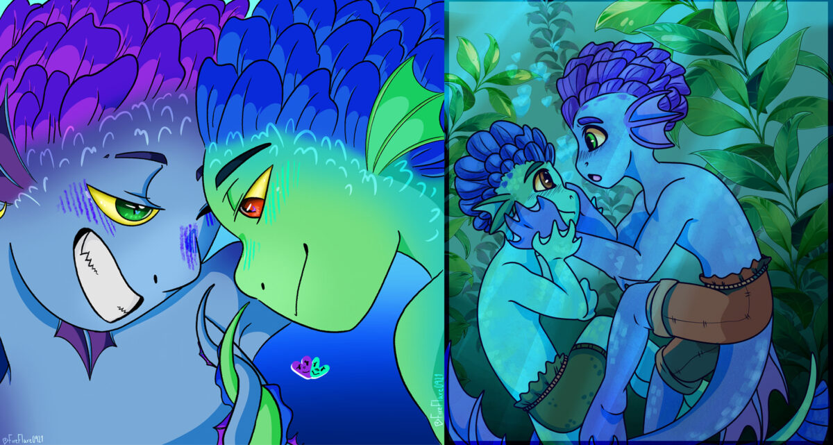 Luca y Alberto fanart