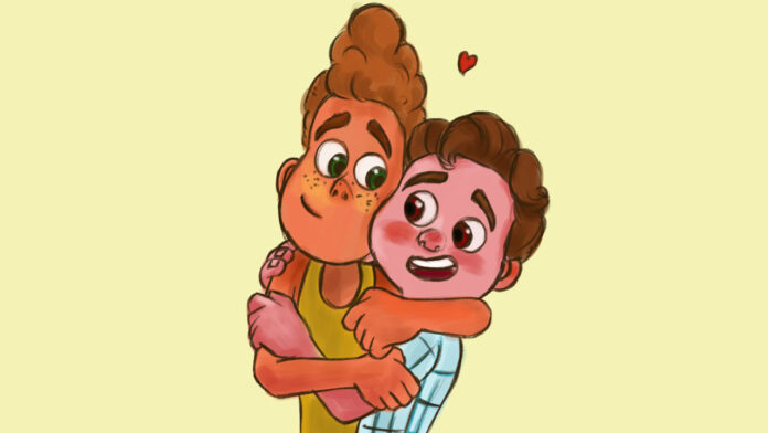 fanart de Luca y Alberto