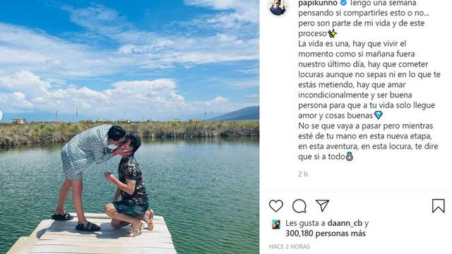 kunno luis ruelas compromiso anillo