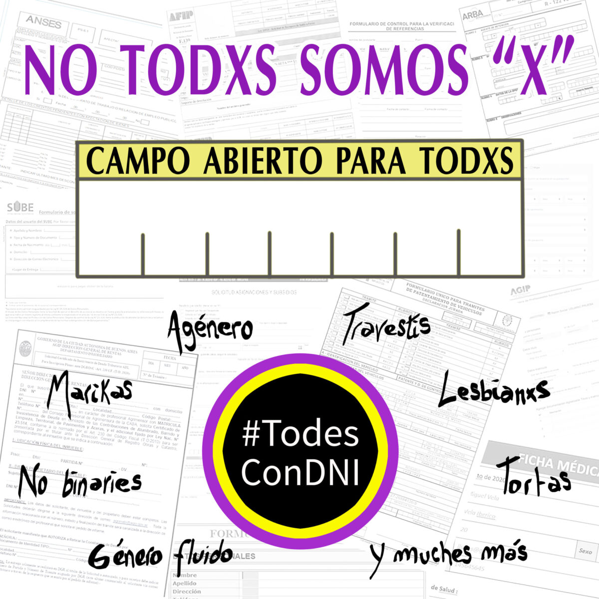 no todxs somos x todes con dni argentina