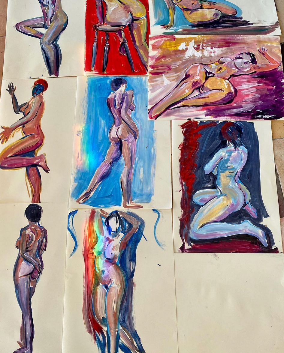 pintura silueta tim patch