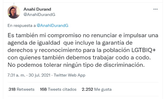 Anahi Duand minista de Pedro Castillo