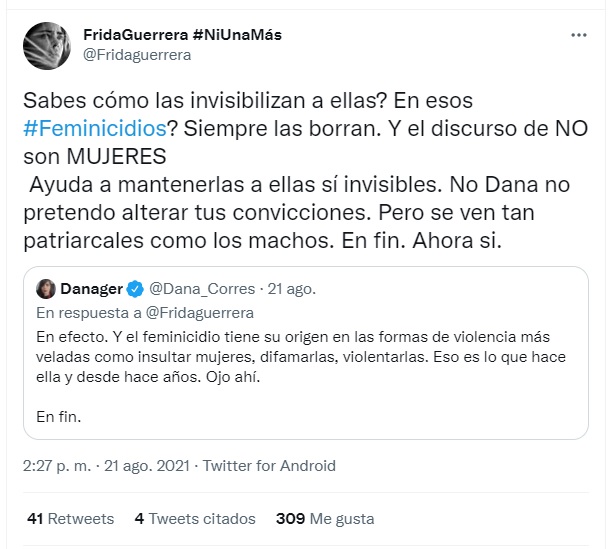 Frida Guerrera habla de transfeminicidios