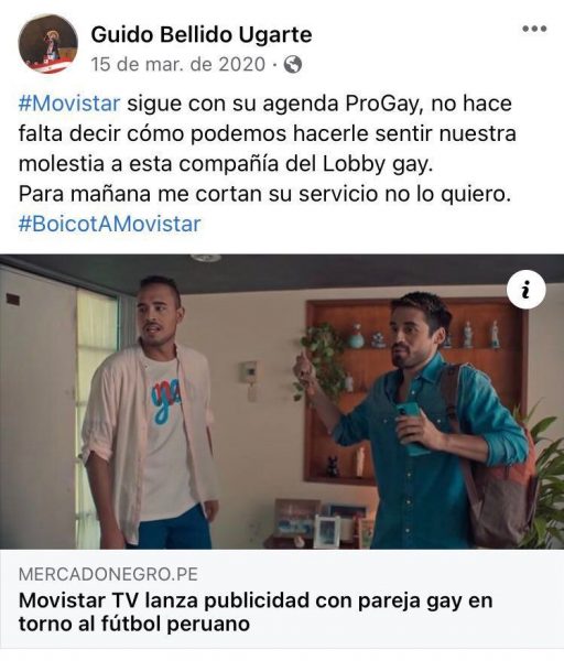 Primer ministro de Perú es homofóbico