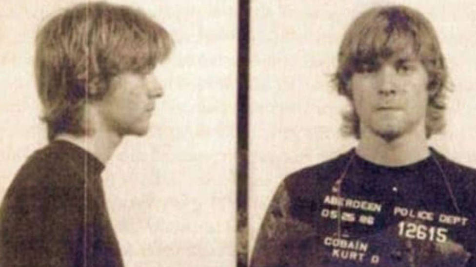Kurt Cobain detenido y arrestado