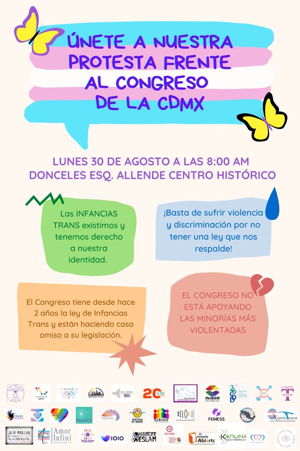 Ley de infancias trans de CDMX