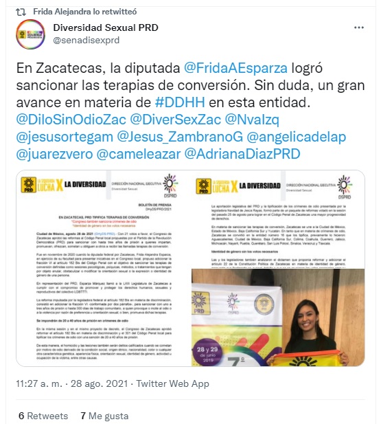 Prohiben terapias de conversión en Zacatecas