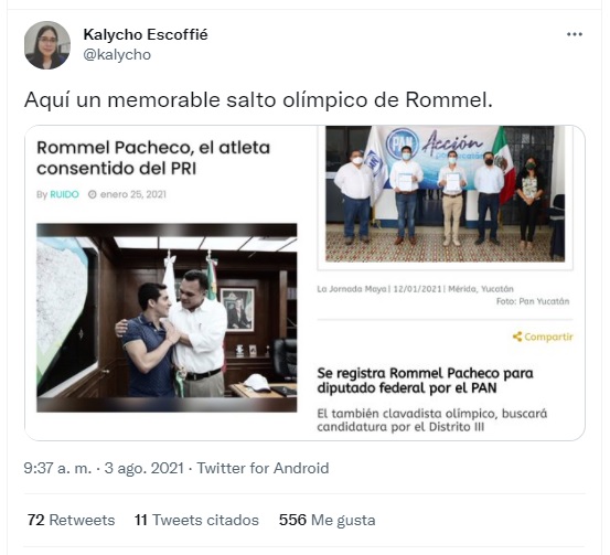 clavadista será diputado por el PAN