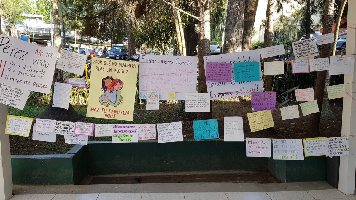 tendedero denuncia acoso Universidad Veracruzana UV Mauricio Pavón misoginia homofobia