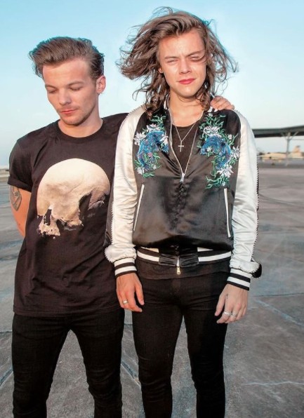 bromance-famosos-engañaron-gay Louis Tomlinson y Harry Styles