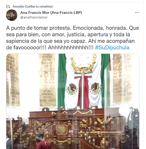 Ana Francis Mor diputada de las Reinas Chulas