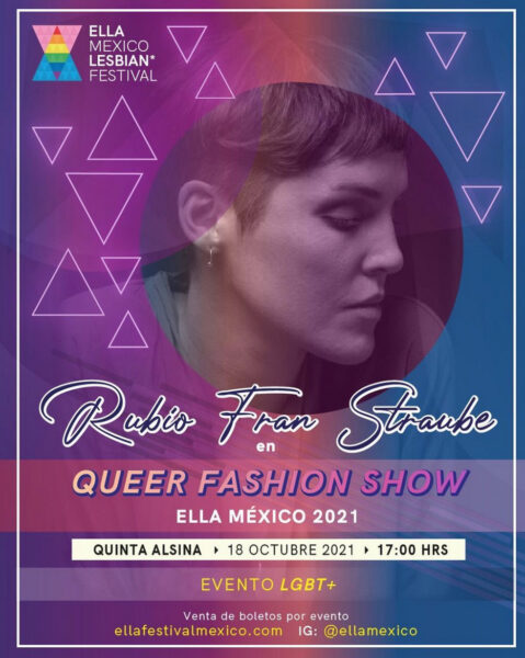 concierto rubio queer fashion show ella méxico 2021