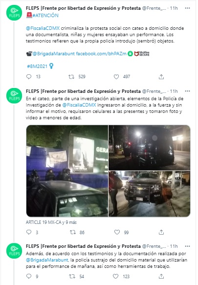 Agresiones de policías contra personas LGBT+ en México 2021