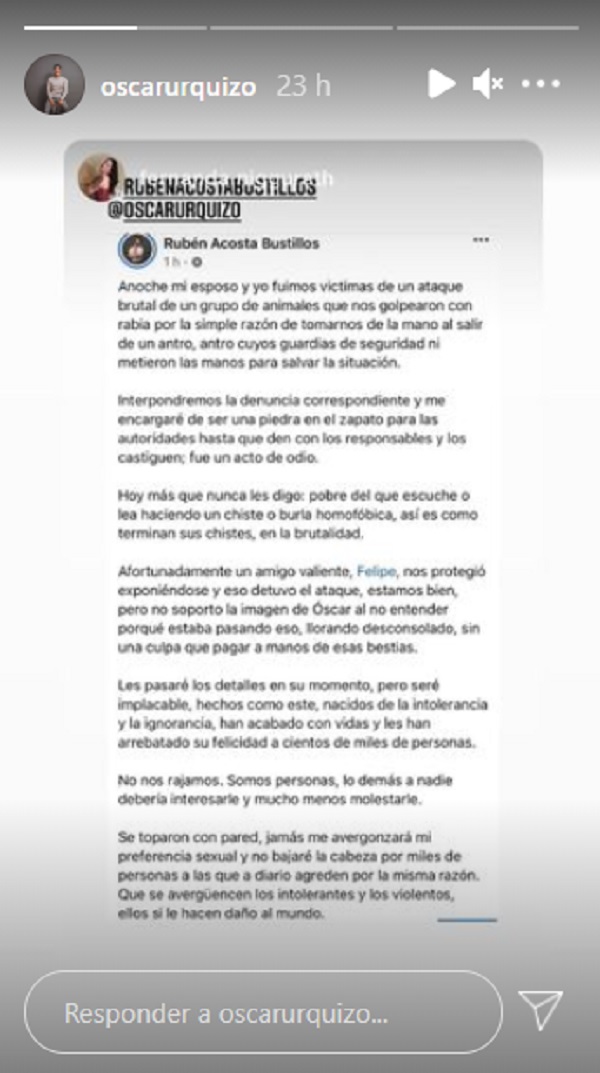 Oscar Urquizo y Rubén Acosta Bustillos