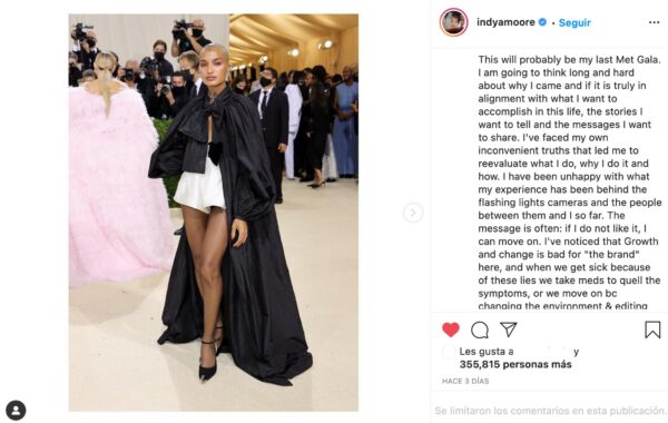 indya moore met gala 2021 lgbt