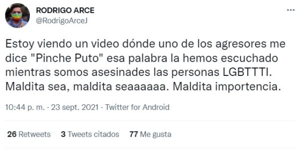 tianguis disidente testimonio