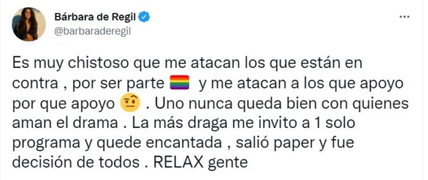 Bárbara de Regil defendió su participación en LMD