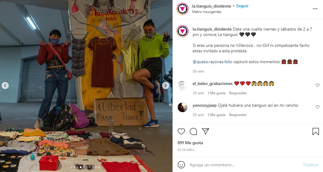 El corredor turístico de Zona Rosa afectaría a La Tianguis Disidente