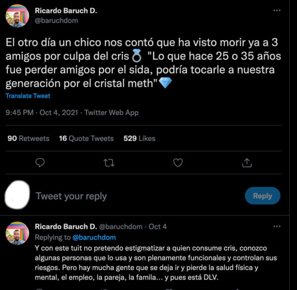 cris experiencias ricardo baruch twitter