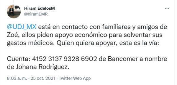 Familia de mujer ataca con ácido pide ayuda