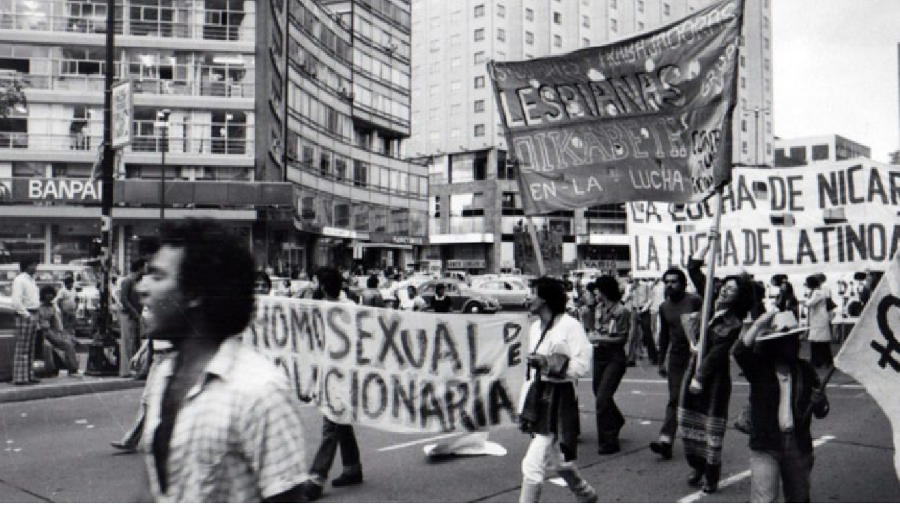 marcha del movimiento LGBT+ el 2 de octubre de 1978