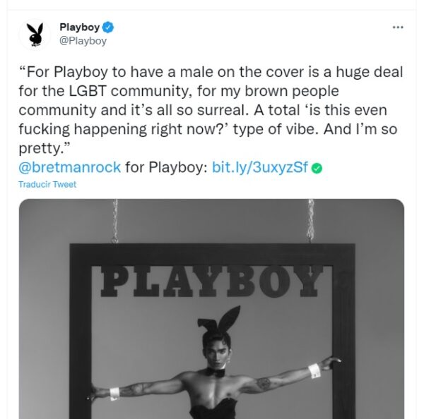 Portada de Playboy con Bretman Rock