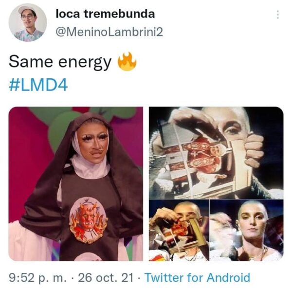 Tuit Rebel Mörk y Sinnead O´Connor