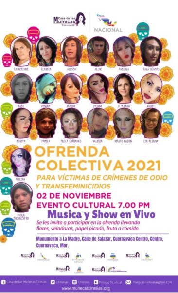 agenda eventos actividades lgbt noviembre 2021