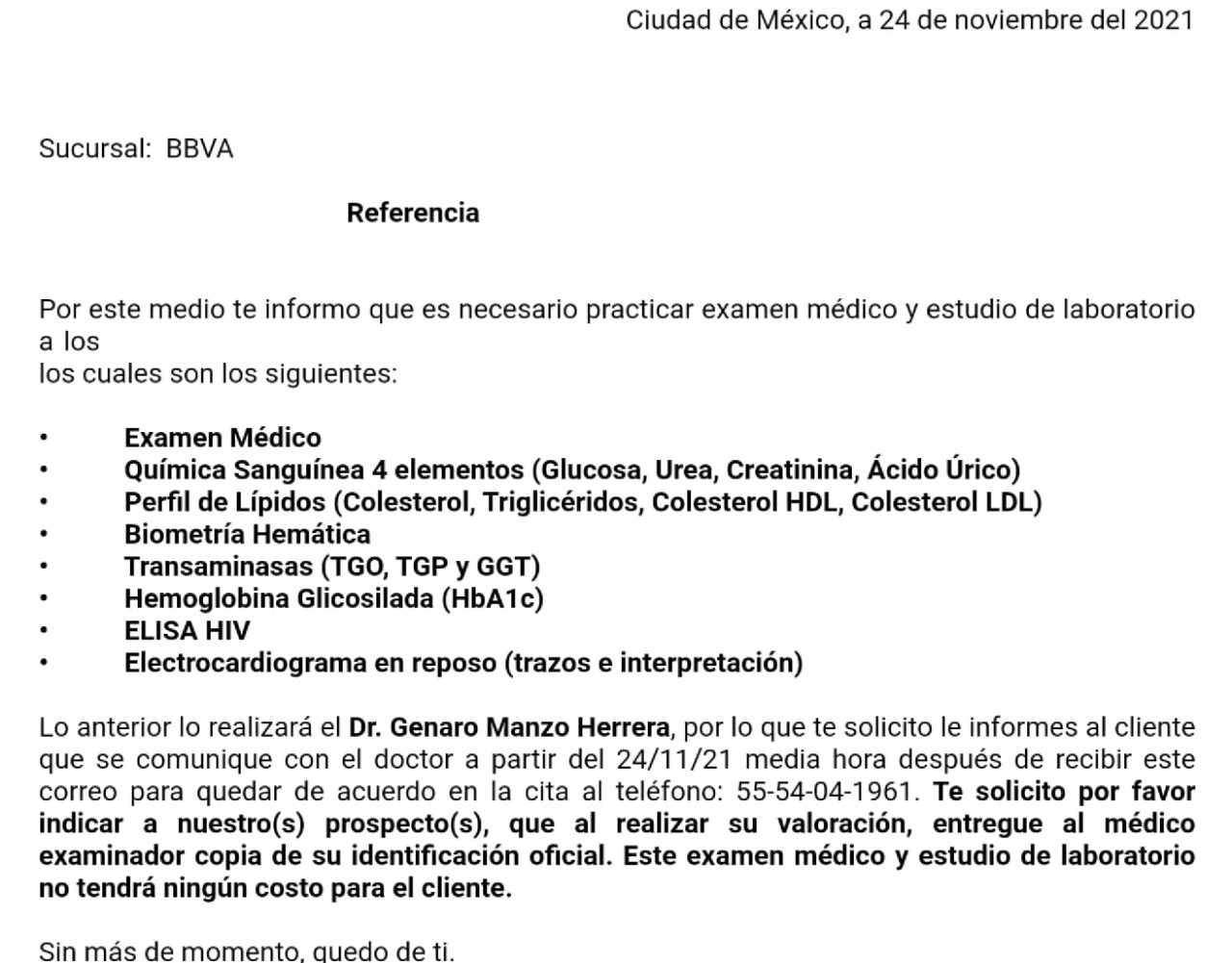 Serofobia en banco BBVA