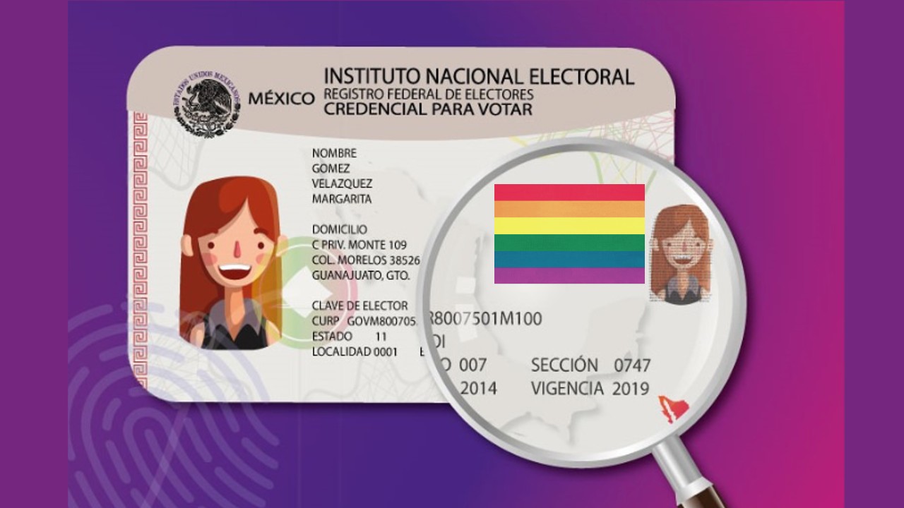 Comunidad LGBT+ rechaza credencia de elector que muestre orientación sexual