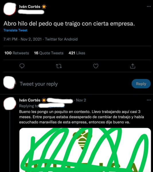 discriminación nutrisa iván cortés delineador