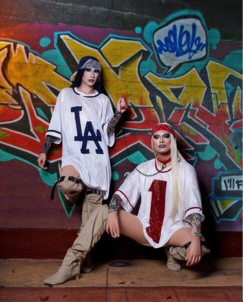 Eliza Sonrisas junto a Elektra de LMD4.