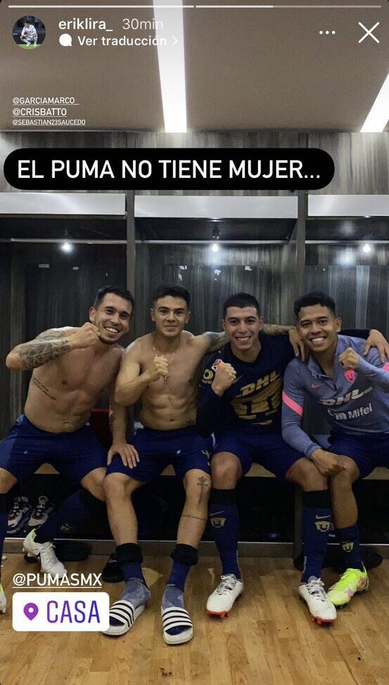 Erik Lira de Pumas lanza insulto homofóbico contra América