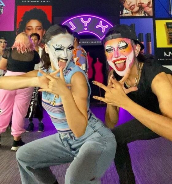 Gaby Navarro en camerino.