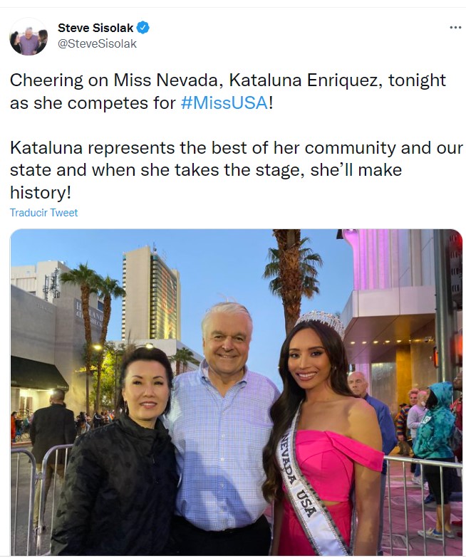 Gobernador de Nevada apoyó a Katalunia Enriquez