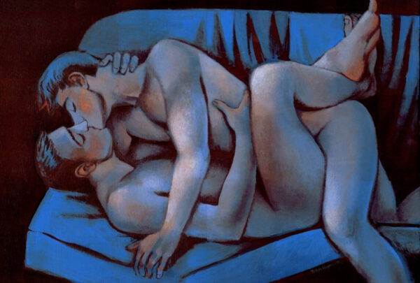 juliusz martway obras arte beso gay couple 2017 