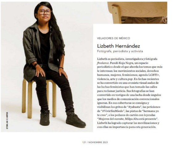 lizbeth hernández revista quién portada semblanza