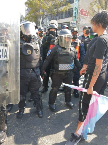 marcha memoria trans policía cdmx