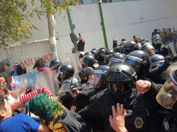 marcha memoria trans policía claudia sheinbaum cdmx