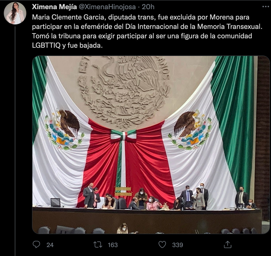 maría clemente garcía morena ximena mejía