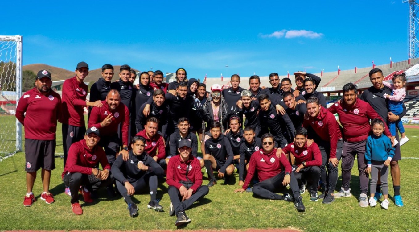 La Morra Lisa con los Mineros de Zacatecas. 