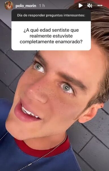 Polo Morín asegura que está enamorado